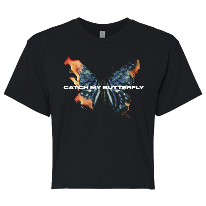 Catch My Butterfly Women's Crop Top