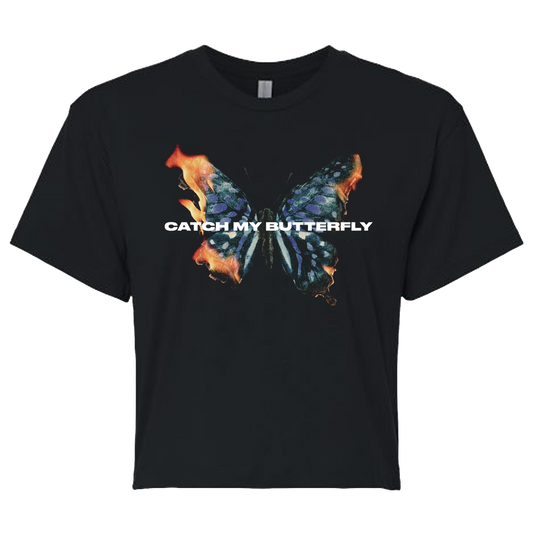 Catch My Butterfly Women's Crop Top