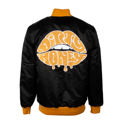 Stripe Bomber Jacket