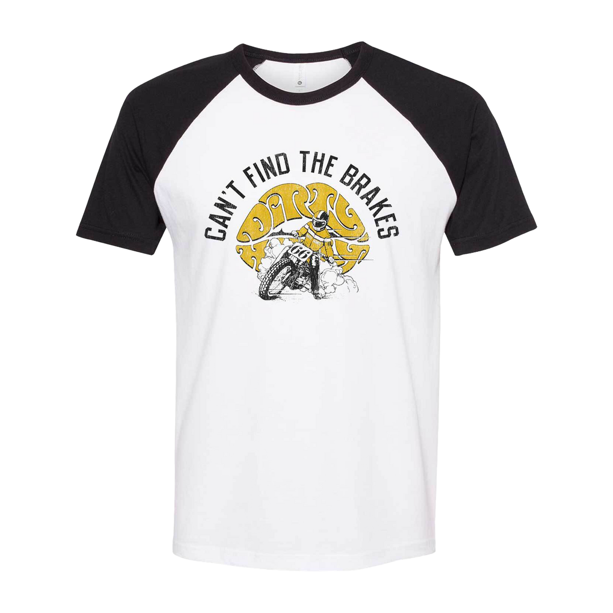 Can't Find The Brakes Raglan Tee